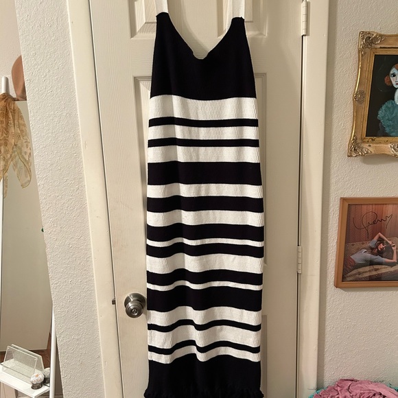 Eloquii Black and White Knit Dress 22/24 - Picture 1 of 4